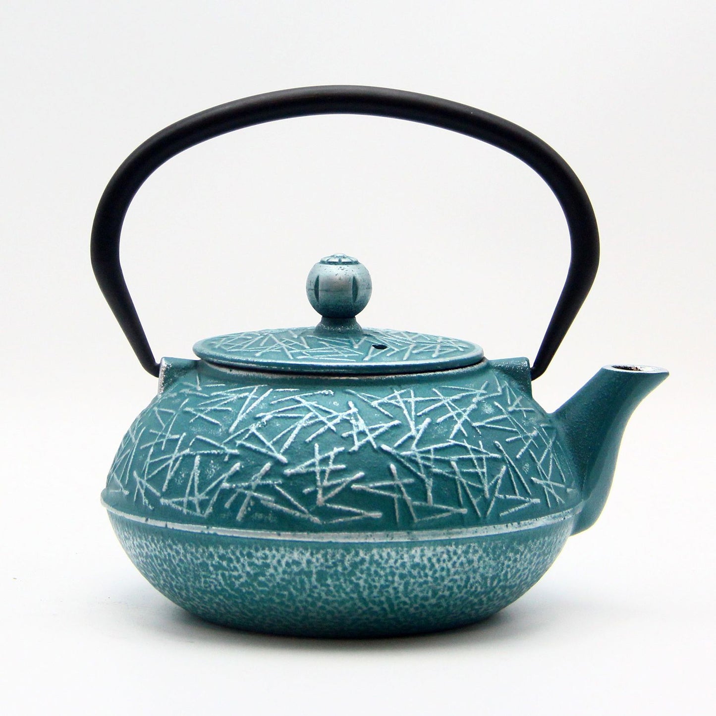 Colored Cast Iron Light Glazed Enamel Wrought Iron Teapot