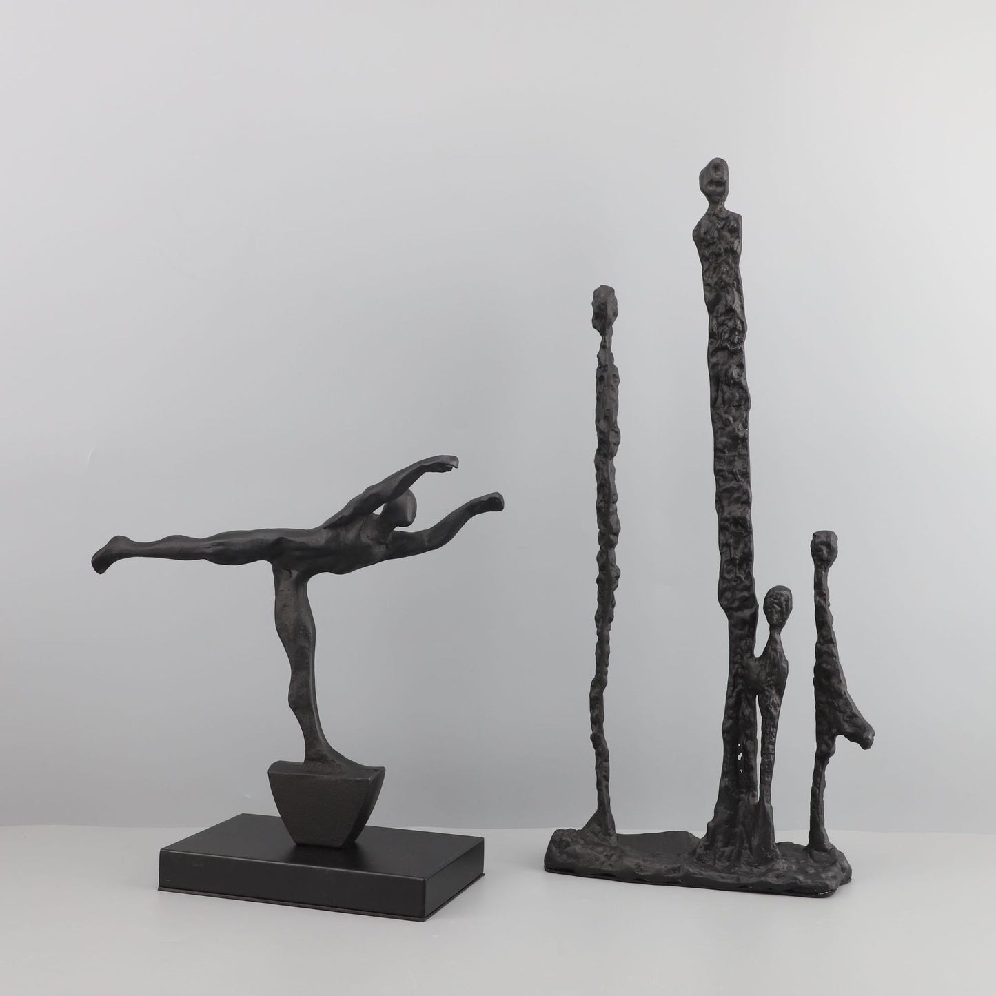 Black Cast Iron Man Ornament