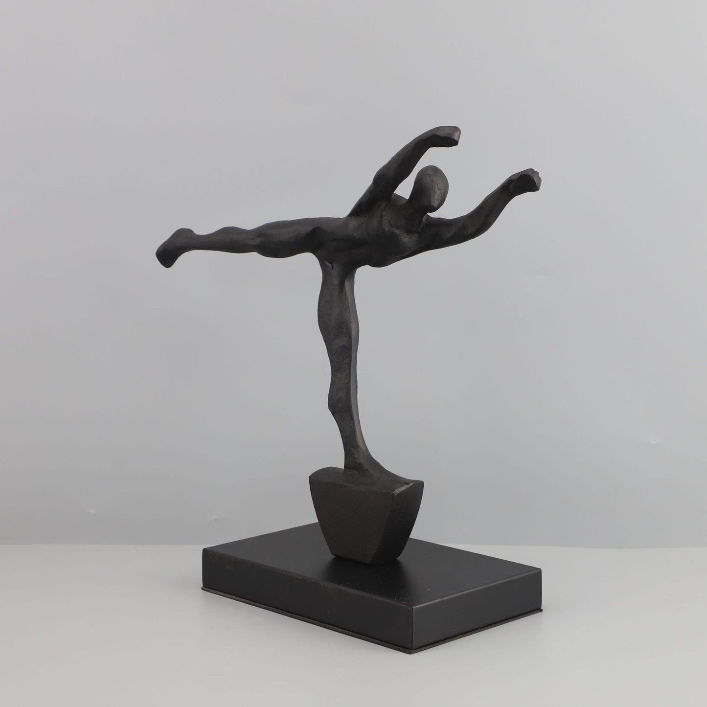 Black Cast Iron Man Ornament