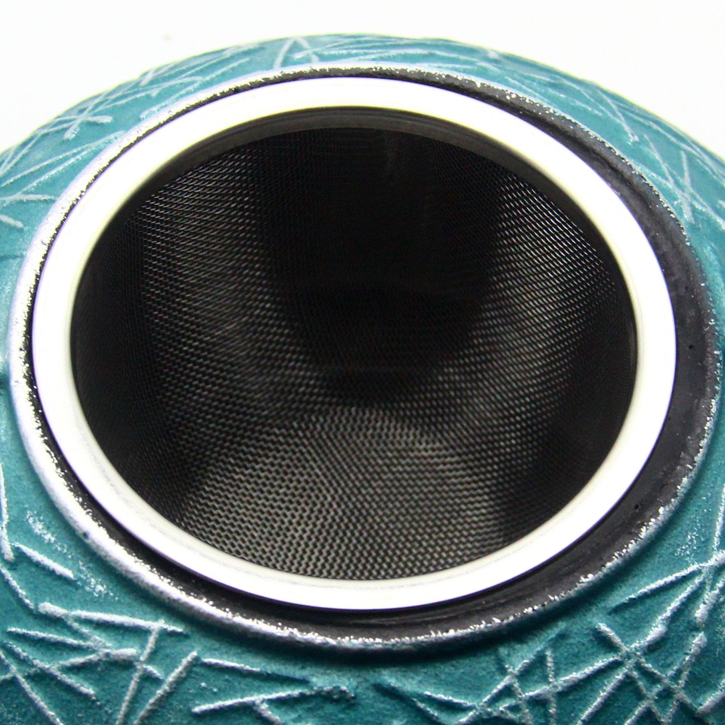 Colored Cast Iron Light Glazed Enamel Wrought Iron Teapot