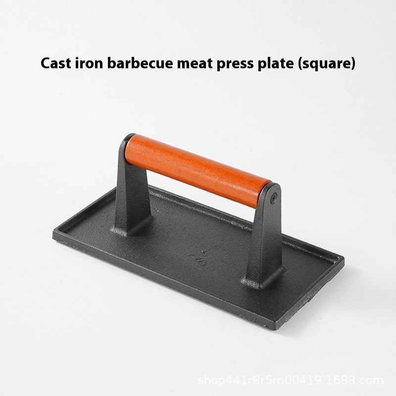 Cast Iron Meat Pressing Machine Manual Non-stick Non-coated