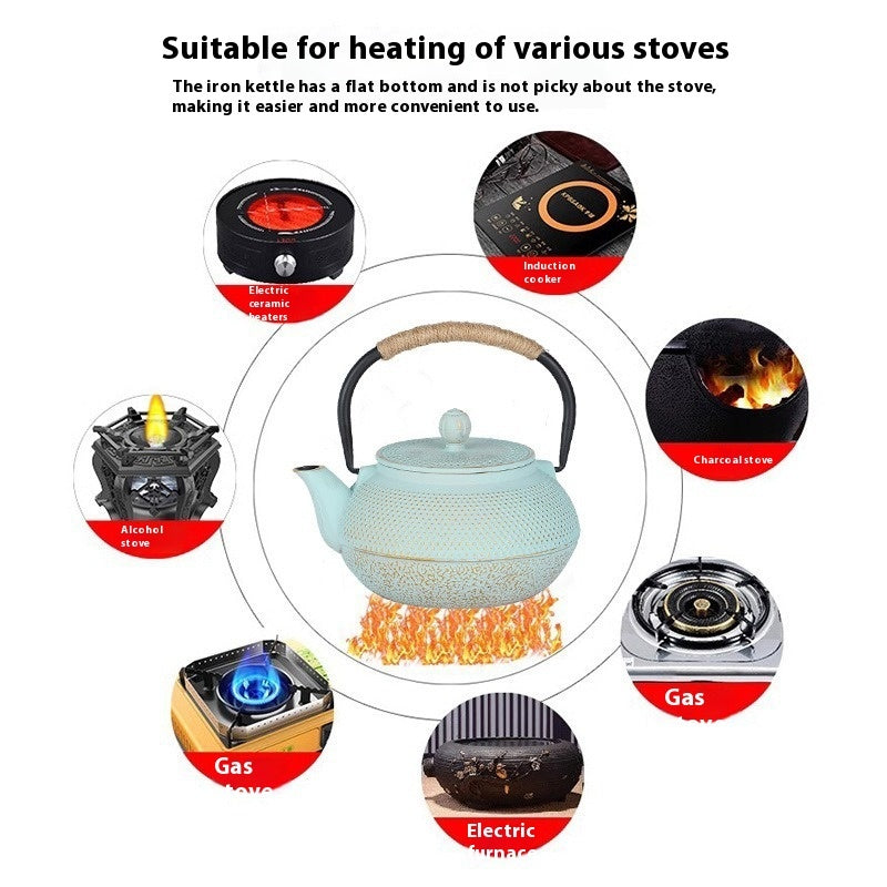 Personality Handmade Cast Iron Teapot