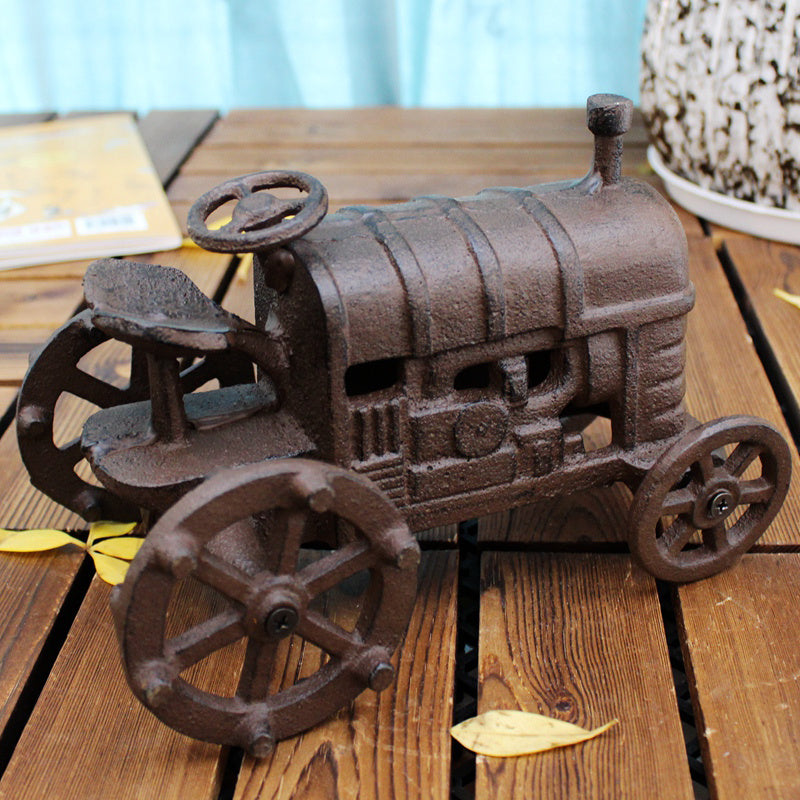 Retro Nostalgic Tractor Cast Iron Home Crafts