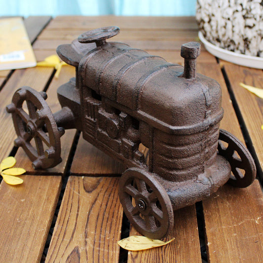 Retro Nostalgic Tractor Cast Iron Home Crafts
