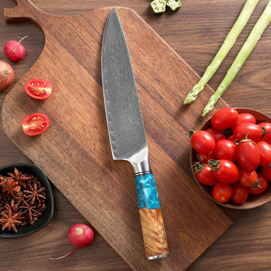 Chef Western Style Steel Knife With Resin Handle