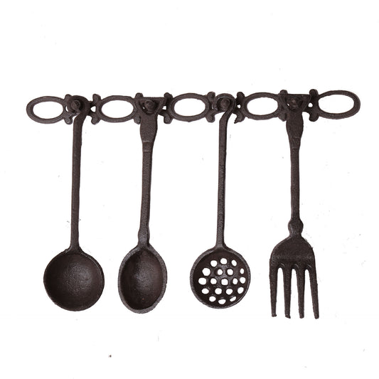 Old American Style Cast Iron Tableware Wrought Iron Accessories Wall