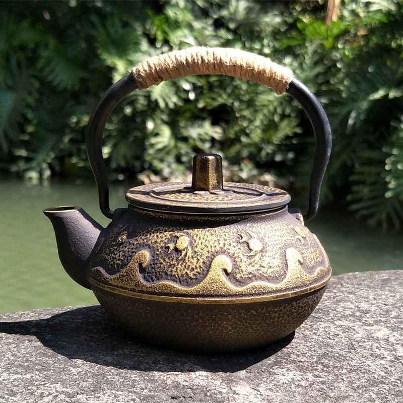 Cast Iron Pot Copper Coin Iron Pot Japanese Style Teapot