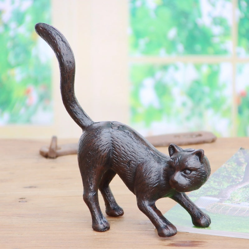 Cast Iron Small Animal Sculpture Home Garden