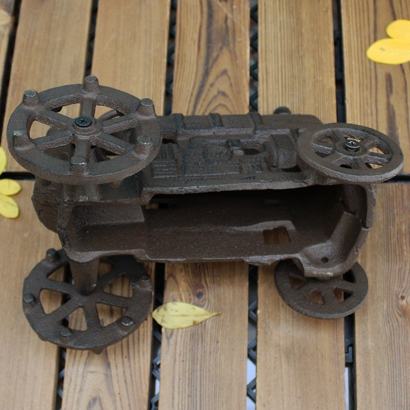 Retro Nostalgic Tractor Cast Iron Home Crafts