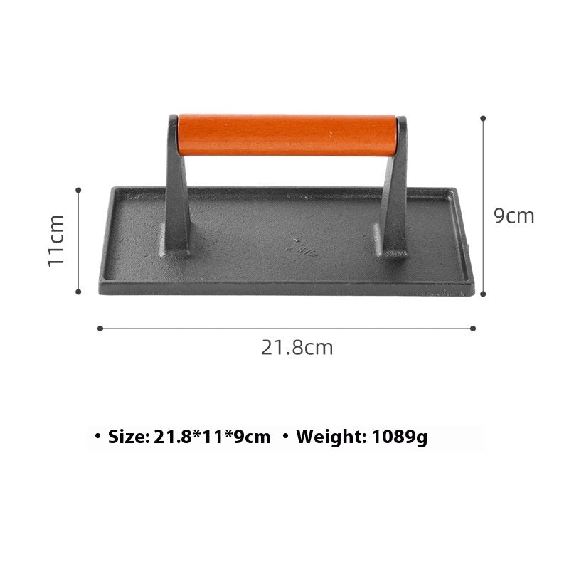 Cast Iron Meat Pressing Machine Manual Non-stick Non-coated