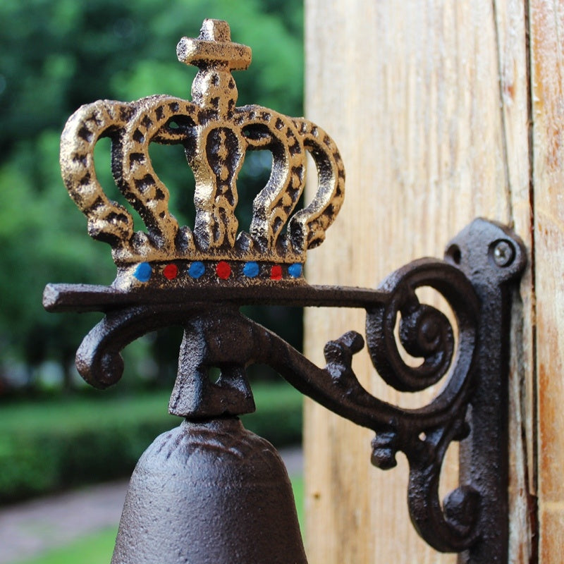 Doorbell with cast iron plate