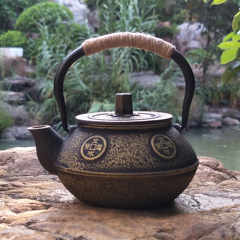 Cast Iron Pot Copper Coin Iron Pot Japanese Style Teapot