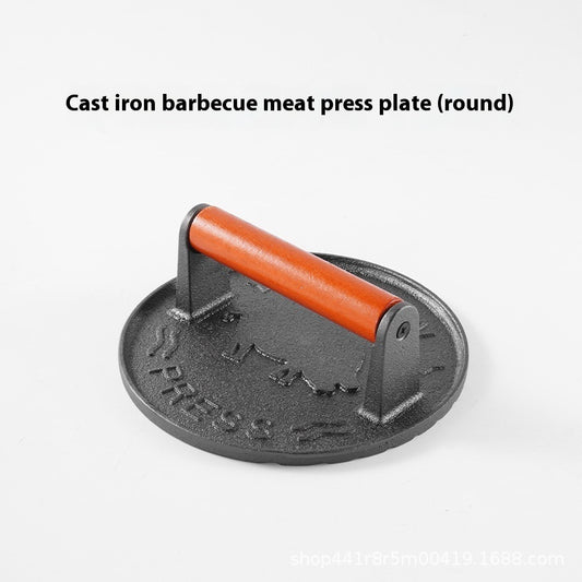 Cast Iron Meat Pressing Machine Manual Non-stick Non-coated