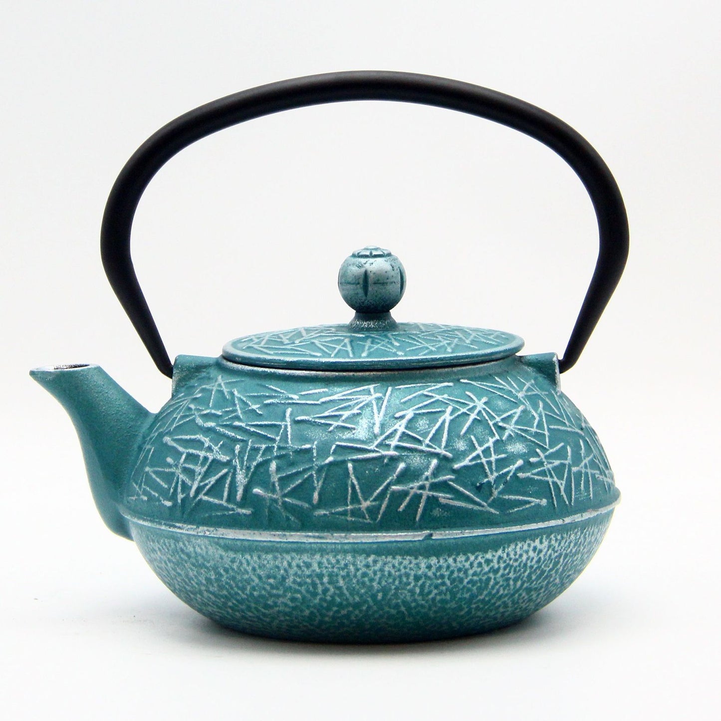 Colored Cast Iron Light Glazed Enamel Wrought Iron Teapot